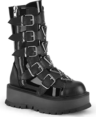 Produktbild von SLACKER-160 Damen Boots von DemoniaCult, Schwarz  , EU 39, US 9