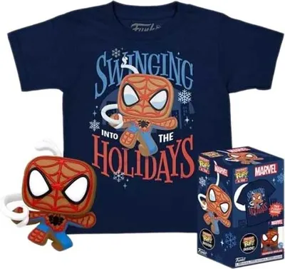 Obrázek produktu pro Funko Pocket Pop Tee Spider-Man tričko L + klíčenka