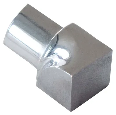 Produktbild von Dalsys Inneneck für Fliesenschiene Viertelkreisprofil Edelstahl Poliert 8mm, Fliesenprofil