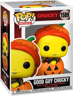 Produktbild von Good Guy Chucky Puppe mit realistischen Funktionen und Zubehör