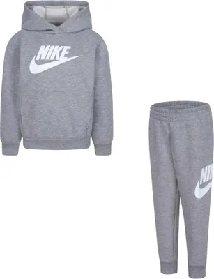 Produktbild von Nike Kids 86l135 Fleece Langarm-set Grau 24 Months-3 Years Jungen Grau 24 Months-3 Years