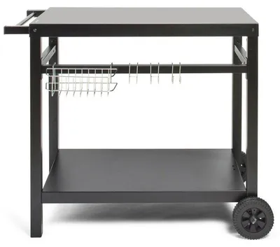 Zdjęcie produktu dla Servierwagen für Planchas  LIVOO  GS130  85 x 50 cm Tablett  Geeignet für 2-, 3- oder 4-flammige Planchas  Metallausführung