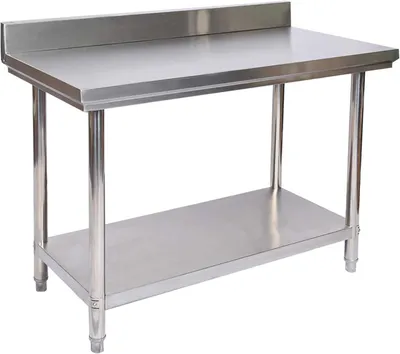 Obrázok produktu pre Nerezový pracovný stôl - Nerezový pracovný stôl - Pracovný stôl pre gastronómiu - Pracovný stôl do kuchyne - Prípravný stôl