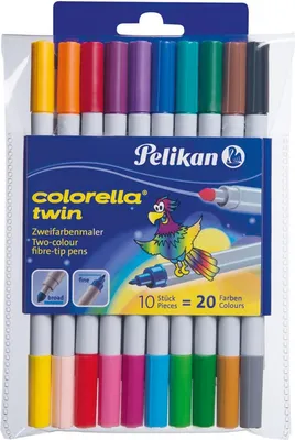 Produktbild von Pelikan Vertriebsgesellschaft. Faserschreiber Colorel.Twin C304/10 Sonstige