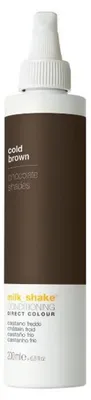 Image de Coloration directe pour cheveux, nuance marron froid, 200 ml