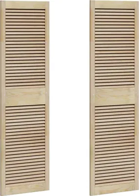 Zdjęcie produktu dla vidaXL Drzwi szafowe 2 szt. Naturalne 170 x 2,1 x 49,5 cm Lite drewno sosnowe