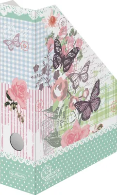 Produktbild von 5 Herlitz Stehsammler "Lady Like" / Stehordner / DIN A4 / Motiv "Schmetterlinge"