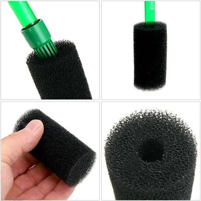Produktbild von Schutznetz für Aquariumfilter, aus Baumwolle, schwarz, Größe M