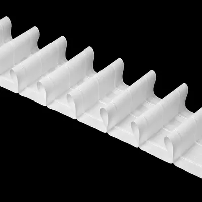 Produktbild von Gardinenband 10m Bleistiftfalte Weiß-100mm 1:2.5 Kräuselband Faltenband