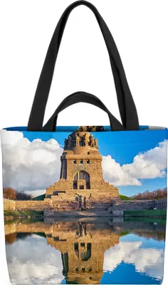 Produktbild von VOID Leipzig Völkerschlachtendenkmal Tasche 33x33x14cm,15l Einkaufs-Beutel Shopper Einkaufs-Tasche Bag