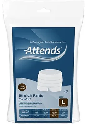 Productafbeelding van Attends Stretchpants Comfort Maat L (3 Stuks)