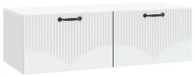 Obrázok produktu pre Nástenná TV skrinka Biela 98 x 41 x 30 cm Kompozitné drevo