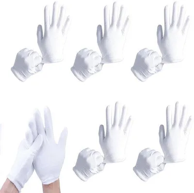 Produktbild von Famanu Baumwollhandschuhe Waschbar und Dehnbar - 5 Paar