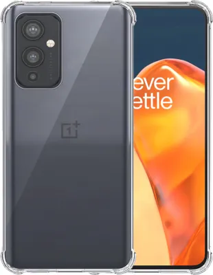Immagine prodotto di Custodia per telefono adatta a OnePlus 9 Trasparente - Custodia in silicone TPU antiurto con paraurti trasparente - Smartphonica