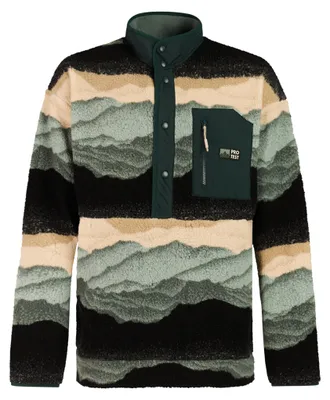 Produktbild von PROTEST Fleece Prtbrowser Outdoor 1/4 Button evergreen S