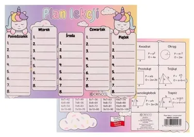 Immagine prodotto di Scheda didattica A5 Unicorno (25 pezzi) - Cresco