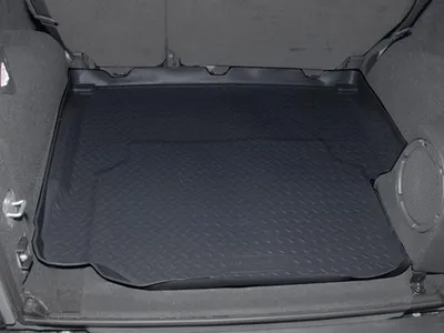 Zdjęcie produktu dla Wykładzina bagażnika Gumowa wykładzina bagażnika czarna 4-drzwiowy Jeep Wrangler JK 07-10