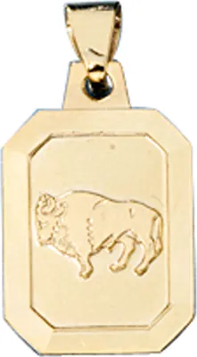 Produktbild von JOBO Anhänger Sternzeichen Stier 333 Gold Gelbgold teilmattiert