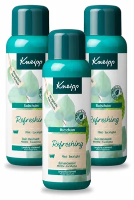 Produktbild von 3 x Kneipp Badschuim Mint Eucalyptus - 400 ml - Vorteilspackung - 3 Stücke