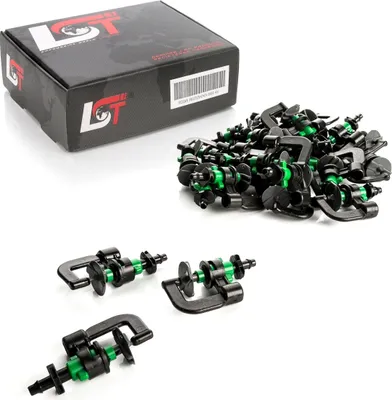Produktbild von 25x Micro-Drip-System rotierend Sprühregner mit Halter 16mm Bewässerungssystem