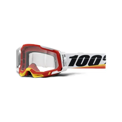 Obrázek produktu pro 100% SPEEDLAB cyklistické brýle - RACECRAFT 2 - bílá/červená/žlutá/černá