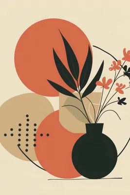 Immagine prodotto di Poster 20x30cm Vaso con fiori