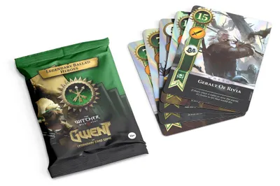 Immagine prodotto di Eroi delle Ballate Leggendarie di Gwent – Set 10 Carte Foil Ufficiali