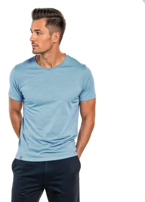 Produktbild von Elzusha – Merinoshirt für Herren, Kurzarm, atmungsaktives Thermoshirt