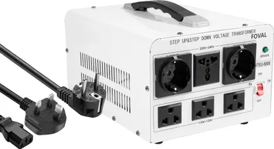 Produktbild von Spannungstransformator, hohe Leistungskapazität, universelle Steckdosenkompatibilität, 5000W