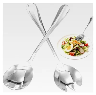 Produktbild von 2 Stück Salatbesteck aus Edelstahl