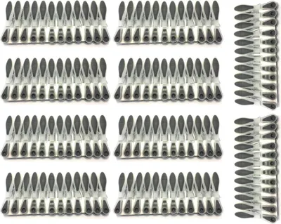Immagine prodotto di 120 Set mollette da bucato antracite