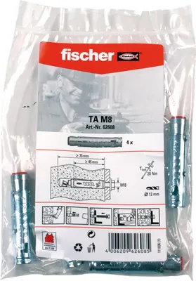 Produktbild von Fischer  Schwerlastanker TA M8 B (4), 062608