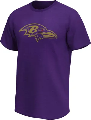 Produktbild von NFL Baltimore Ravens T-Shirt Mono Core Graphic Fanatics lila Logo (M)