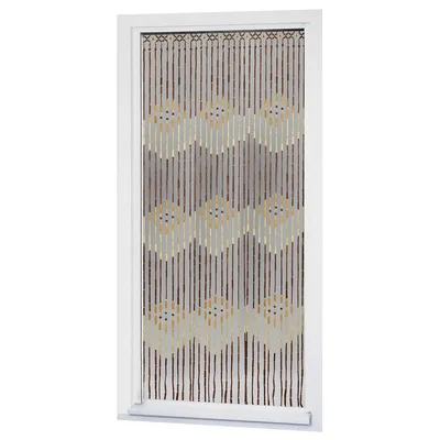 Zdjęcie produktu dla Zasłona na drzwi z drewnianych koralików, 90 x 200 cm