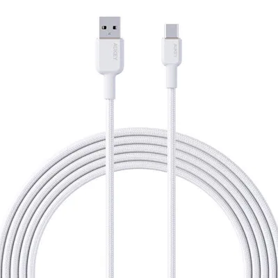 Produktbild von Kabel Aukey CB-NAC1 USB-A auf USB-C 1m (weiß)