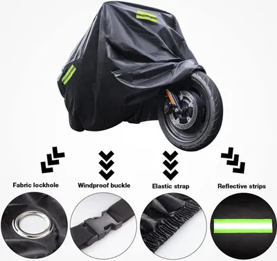 Motorabdeckung - Wasserdicht - Motorabdeckung für außen - Scooterabdeckung - Must have für Ihr Motorrad