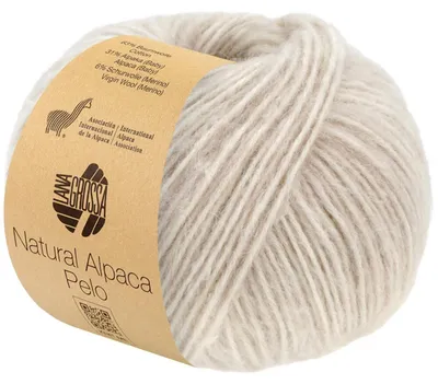 Produktbild von Lana Grossa - Natural Alpaca Pelo 0022 muschel meliert