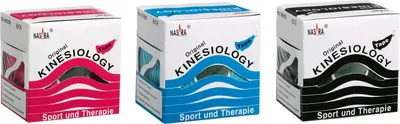 Produktbild von Nasara Kinesiology Tapes als Vorteilsbundle : 3er - blau/pink/schwarz Was?: 3er - blau/pink/schwarz