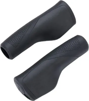 Immagine prodotto di Manopole BBB Cycling Mamba 130 mm nere - manopole ergonomiche e confortevoli
