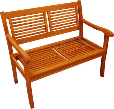Produktbild von Gartenbank Akazie 110 cm 2-Sitzer Sitzbank CORUNA