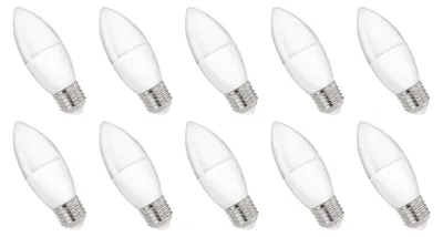 Produktbild von Spectrum E27 LED Kerzenlampe 1W 90lm 4000K Neutralweiß 230V 10 Stück