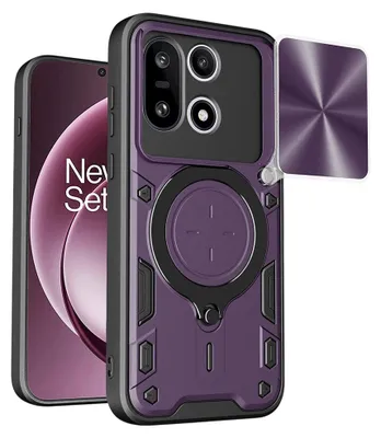 Obrázok produktu pre Techsuit – Puzdro CamGuard Pro s ochranou objektívu fotoaparátu pre telefón OnePlus 15 – fialové