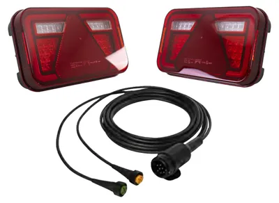 Produktbild von Aspöck Multiled Iv Led-Rückleuchten + Aspöck 5 M 13-Pin-Kabelbaum
