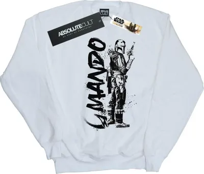 Produktbild von Star Wars - "The Mandalorian" Sweatshirt für Damen BI39175 (S) (Weiß)