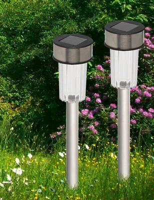 Image de Lampes solaires de jardin 10 pièces lampes changement de couleur éclairage piquet de terre lumière extérieure