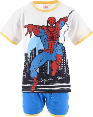 Produktbild von Spider-Man Kinder Sommer-Set Jungen T-Shirt und Short kurze Hose, Größe:98