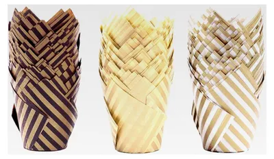 Produktbild von 150 Stück Cupcake Wrapper, Papier Muffinförmchen, Tulpen Muffinförmchen für Partys, Hochzeiten und Geburtstagsfeiern