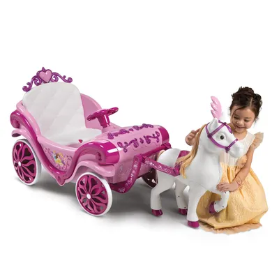 Zdjęcie produktu dla Jeździk elektryczny dziecięcy Huffy Kareta Princess (17335W)