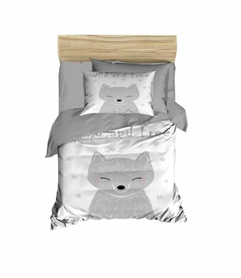 Productafbeelding van L'Essentiel Linge de Maison, PH1102, Babybeddengoedset, grijs, 100 x 150 cm