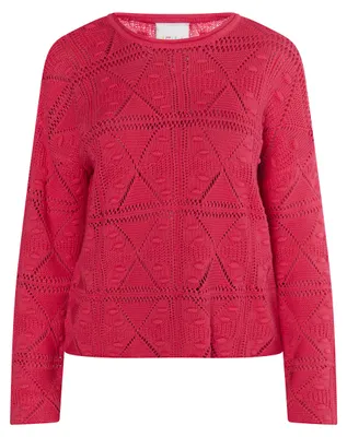Image de Pull en tricot pour femmes Aleida - rose, taille S